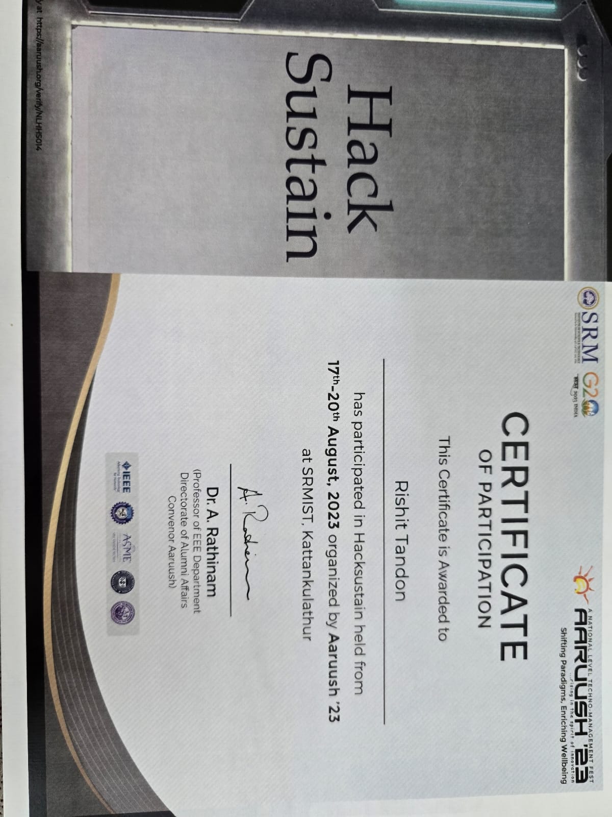 Certificate 102